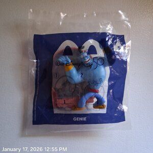"Genie" Disney x McDonald's 50th Anniversary Happy Meal Figure—No.5, Sealed 2021